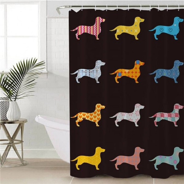 Dachshund - Print Shower Curtain