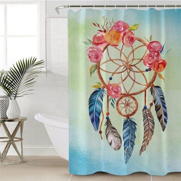 Boho Dreamcatcher - Print Shower Curtain