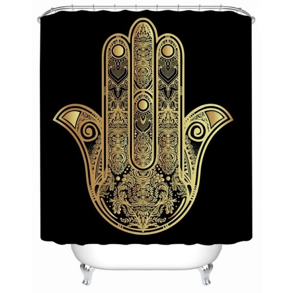 Hamsa Hand - Print Shower Curtain