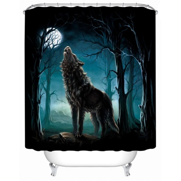 Wolf - Print Shower Curtain