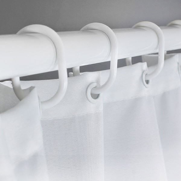 White Dress Girl - Print Shower Curtain
