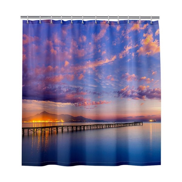 Sea Sunset - Print Shower Curtain