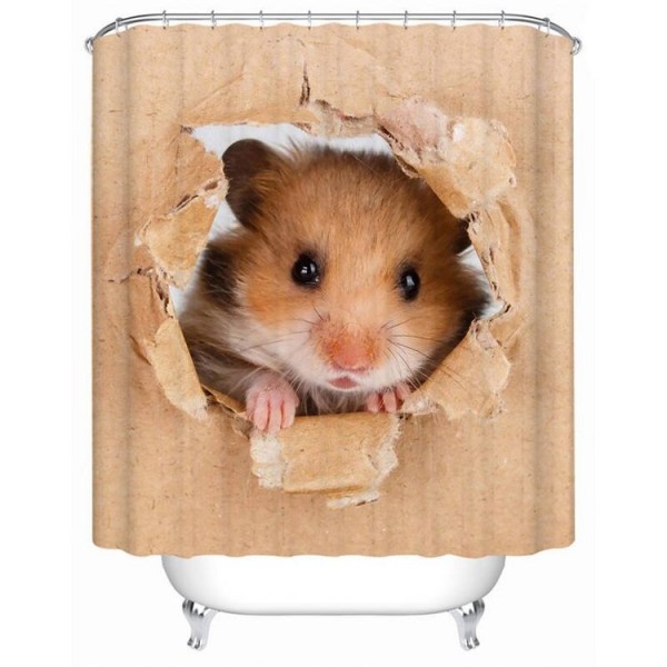 Hamster - Print Shower Curtain