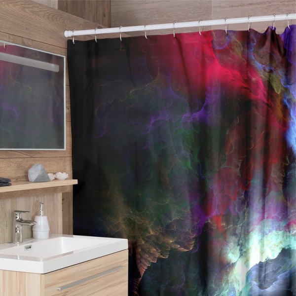 Dark Nebula -  Print Shower Curtain