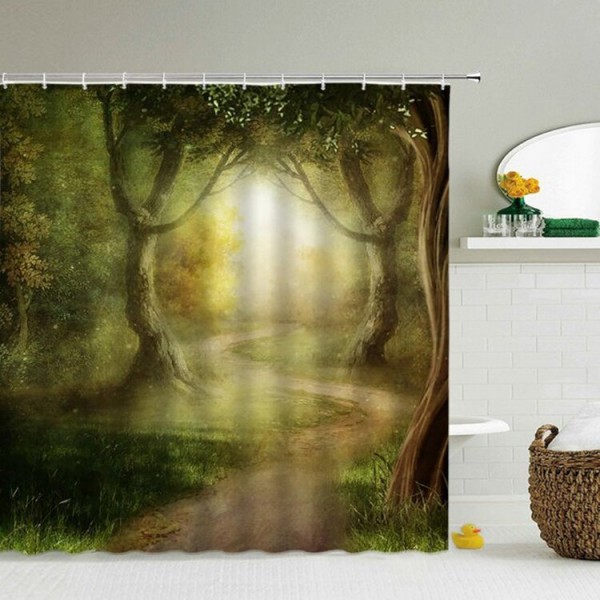 Forest - Print Shower Curtain
