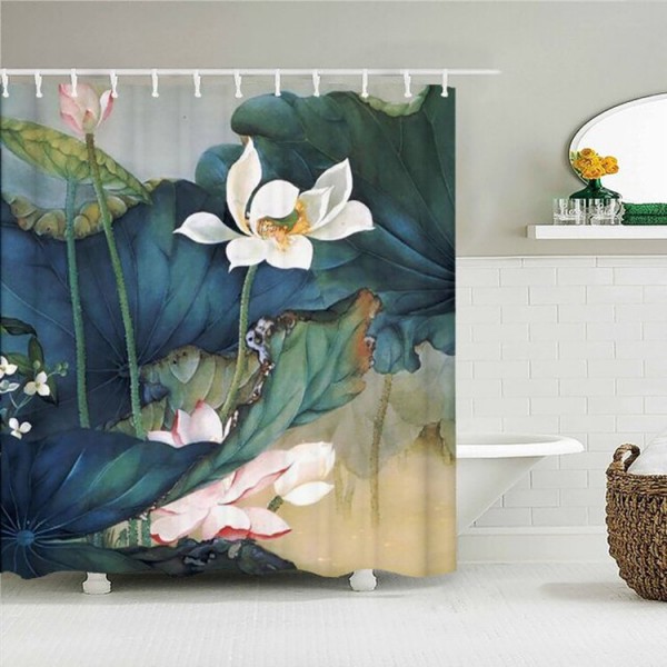 Flower Plant - Print Shower Curtain