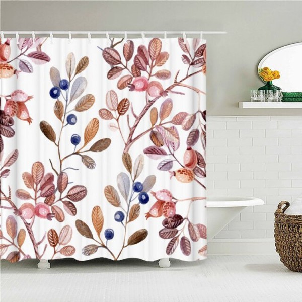 Leaves - Print Shower Curtain