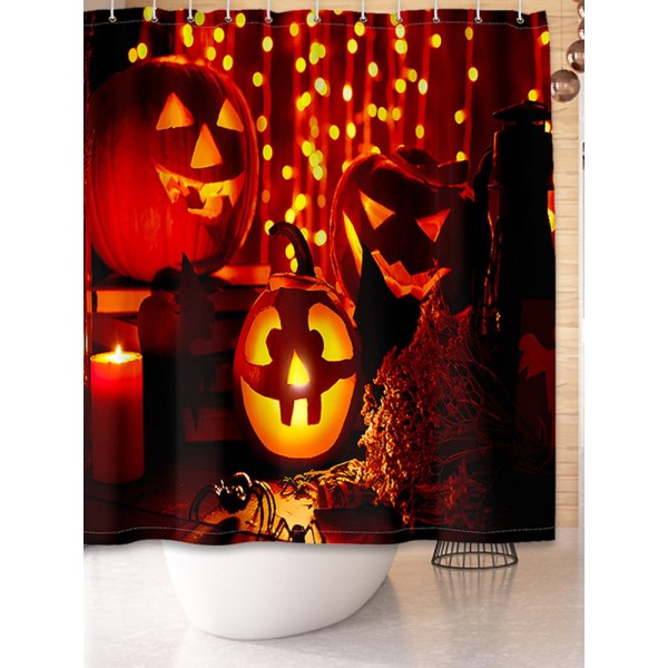 Halloween Pumpkin - Print Shower Curtain