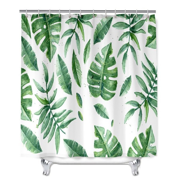 Fresh Leaf - Print Shower Curtain