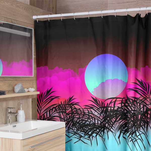 Serenity Sunset -  Print Shower Curtain