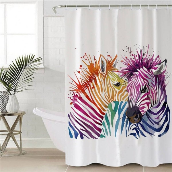 rainbow - Print Shower Curtain