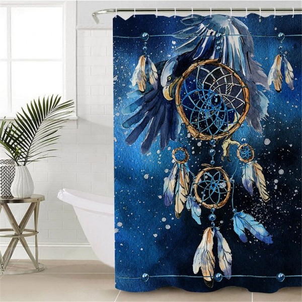 Boho Dreamcatcher - Print Shower Curtain