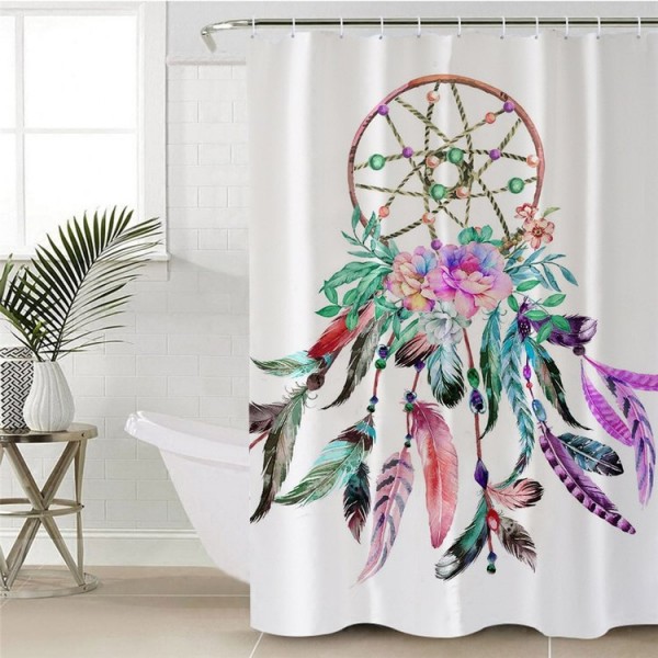 Boho Dreamcatcher - Print Shower Curtain