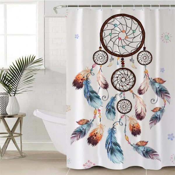Boho Dreamcatcher - Print Shower Curtain