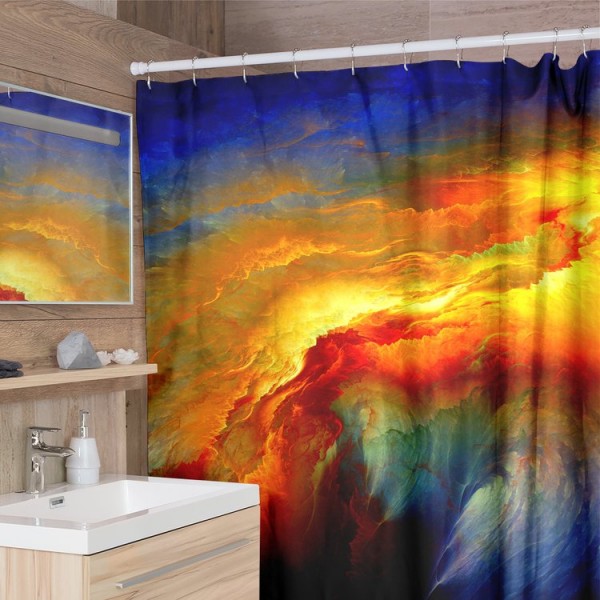 Sunset Nebula -  Print Shower Curtain