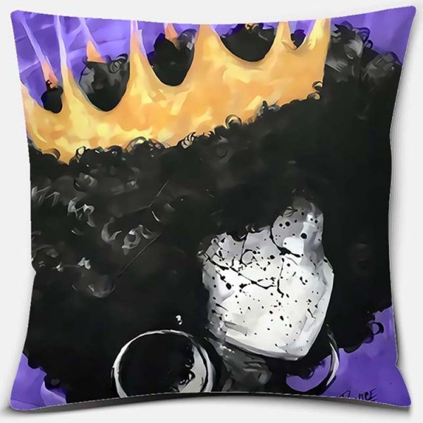 Purple - Linen Pillowcase