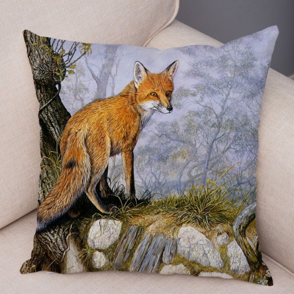Fox - Linen Pillowcase