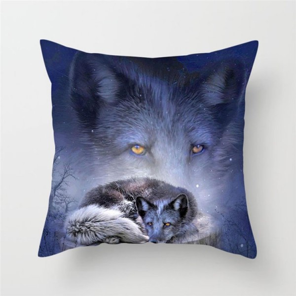 Wolf - Linen Pillowcase
