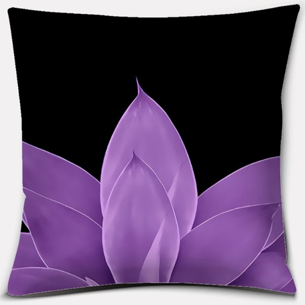 Purple - Linen Pillowcase