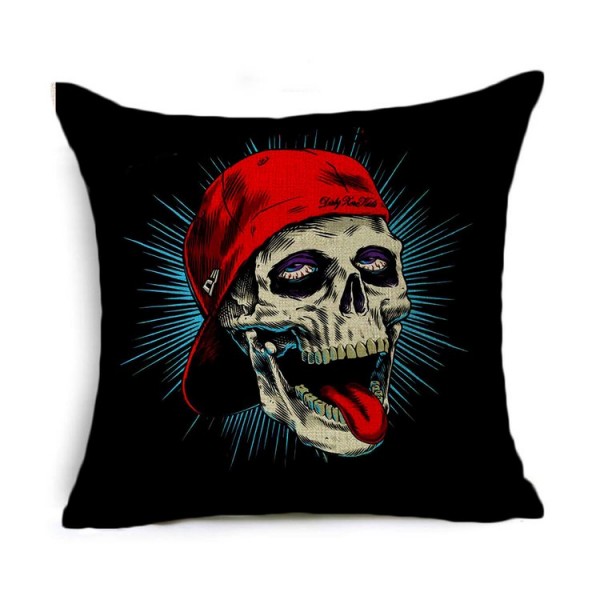 Skull - Linen Pillowcase