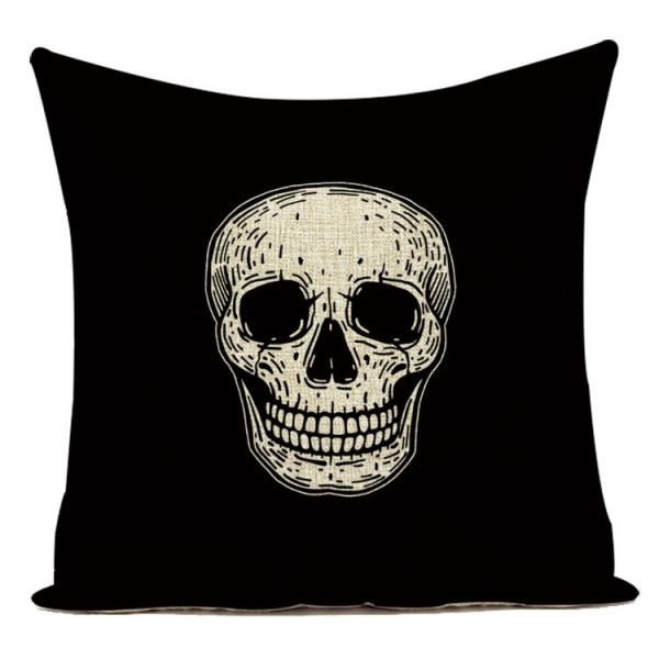 Skull - Linen Pillowcase