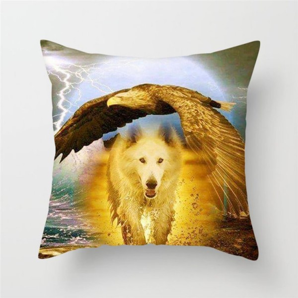 Wolf - Linen Pillowcase