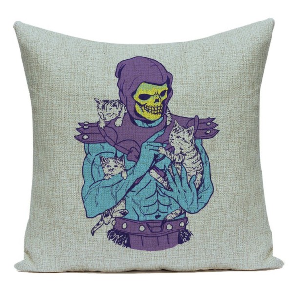 Skull - Linen Pillowcase