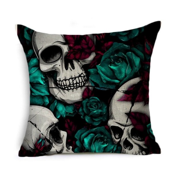 Skull - Linen Pillowcase