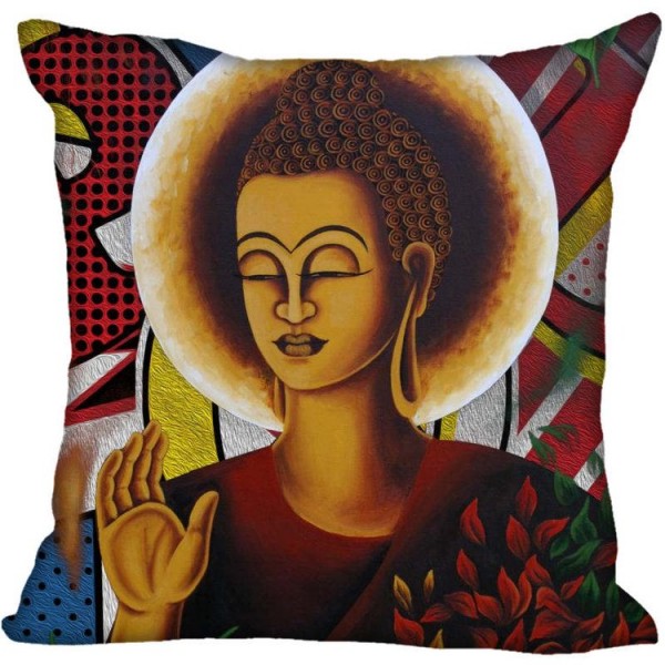 Buddha - Linen Pillowcase