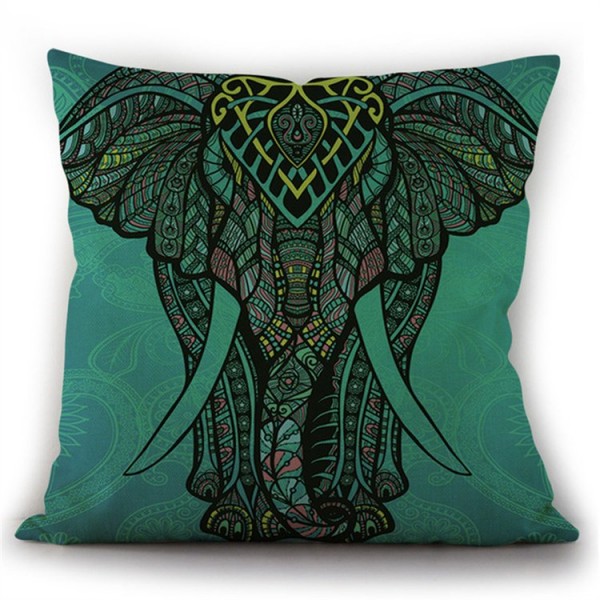 Elephant - Linen Pillowcase