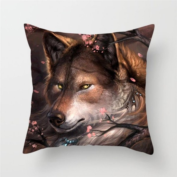 Wolf - Linen Pillowcase