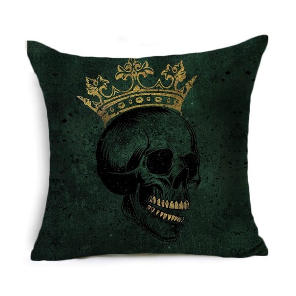 Skull - Linen Pillowcase