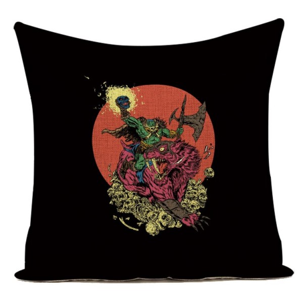 Skull - Linen Pillowcase