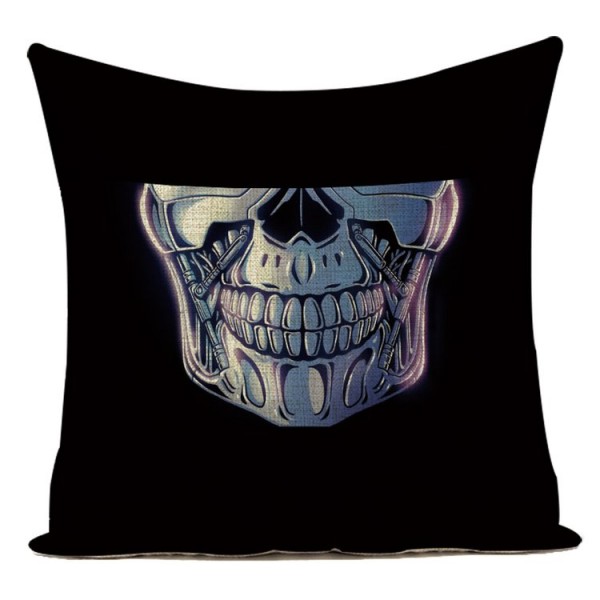 Skull - Linen Pillowcase