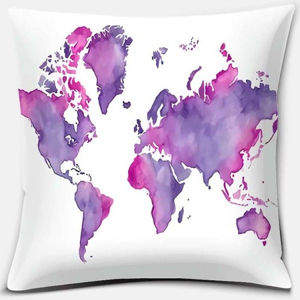 Purple - Linen Pillowcase