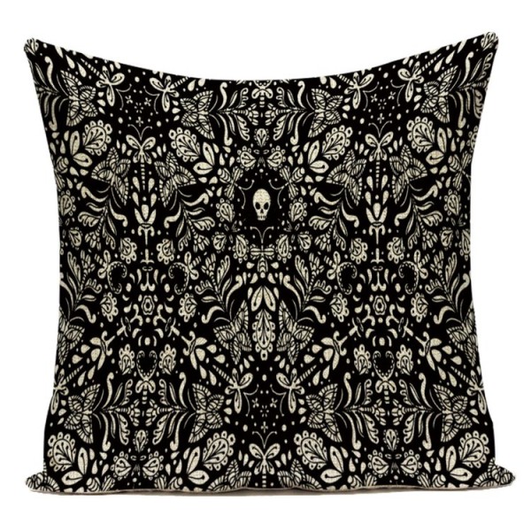 Skull - Linen Pillowcase