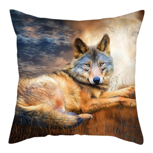 Wolf - Linen Pillowcase
