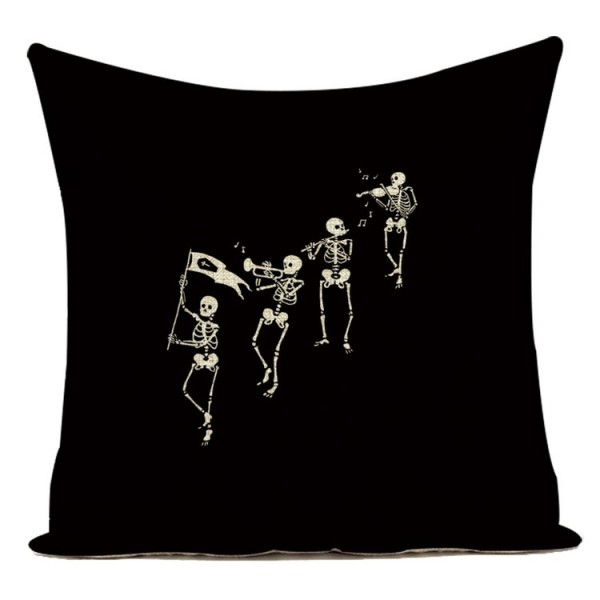 Skull - Linen Pillowcase
