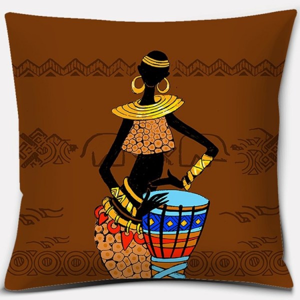 African - Linen Pillowcase