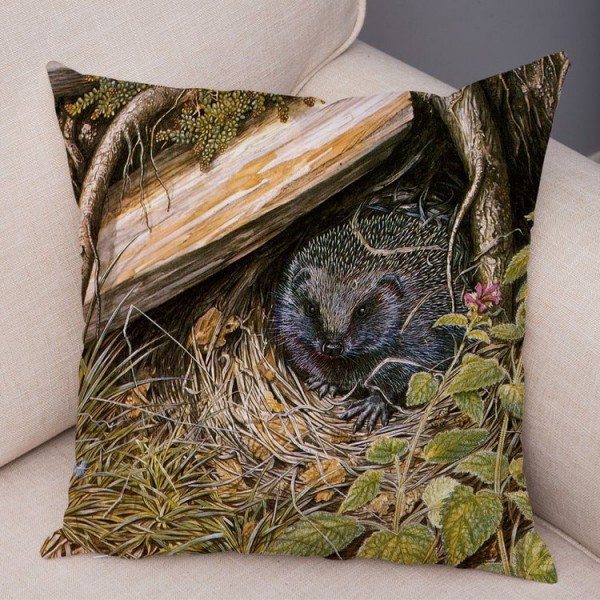 Hedgehog - Linen Pillowcase