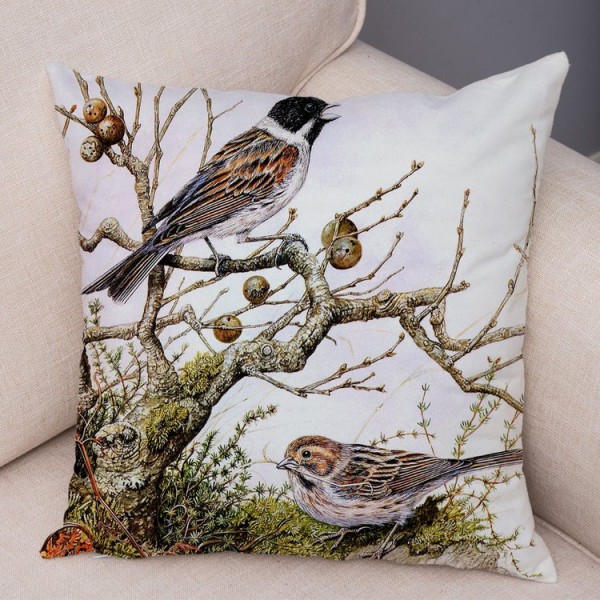 Bird - Linen Pillowcase