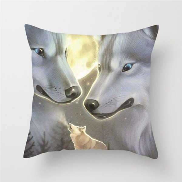 Wolf - Linen Pillowcase