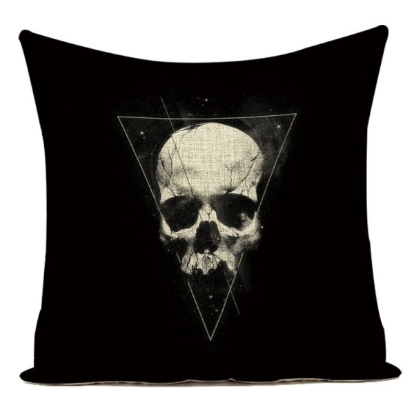 Skull - Linen Pillowcase