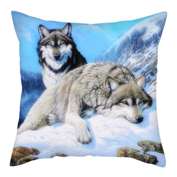 Wolf - Linen Pillowcase