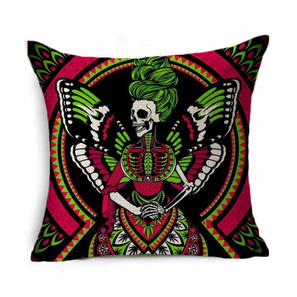 Skull - Linen Pillowcase