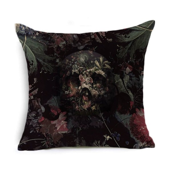 Skull - Linen Pillowcase
