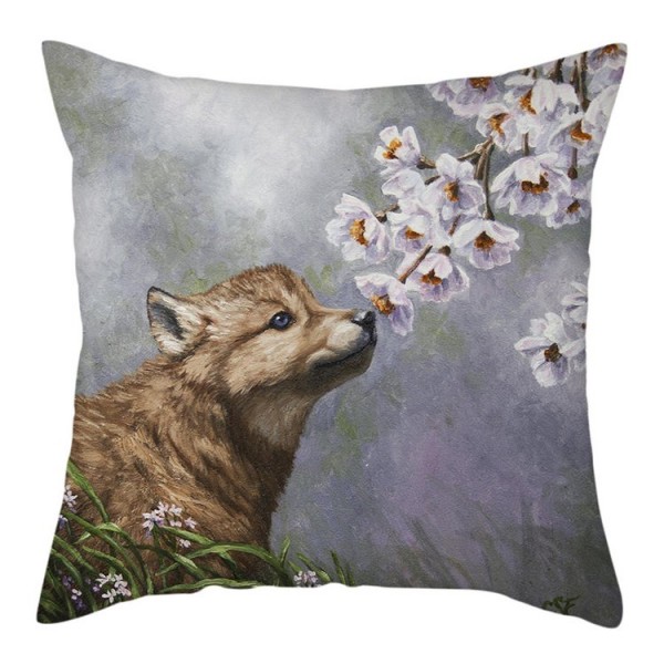 Wolf - Linen Pillowcase