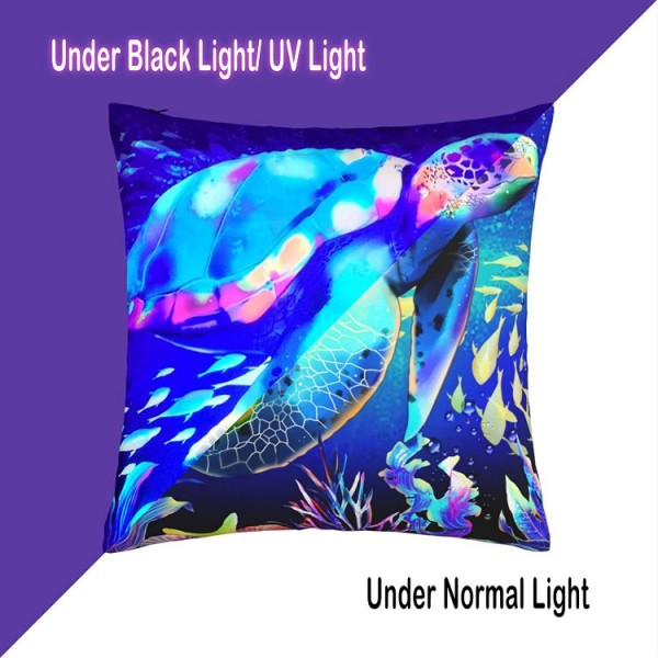 Butterfly - UV Black Light Pillowcase- Double Sided