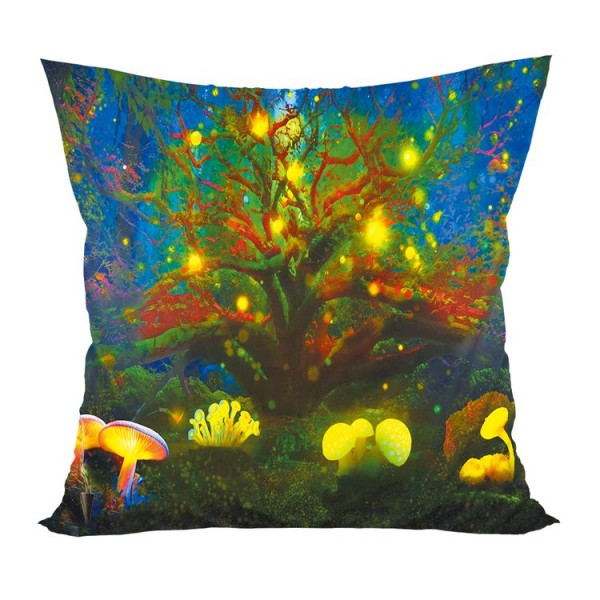 Tree of life - UV Black Light Pillowcase- Double Sided