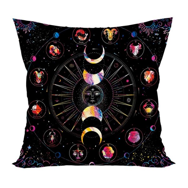 Moon&Sun - UV Black Light Pillowcase- Double Sided